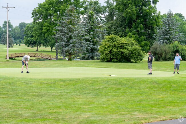 Newcomerestown residents enjoy a round of golf at River Greens Golf Course.