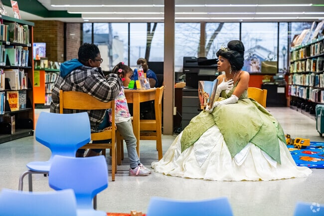 Stop in for princess story time at the Wyandanch Library.