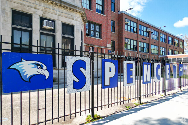 Spencer Technology Academy is home to the Seahawks in the Austin neighborhood.