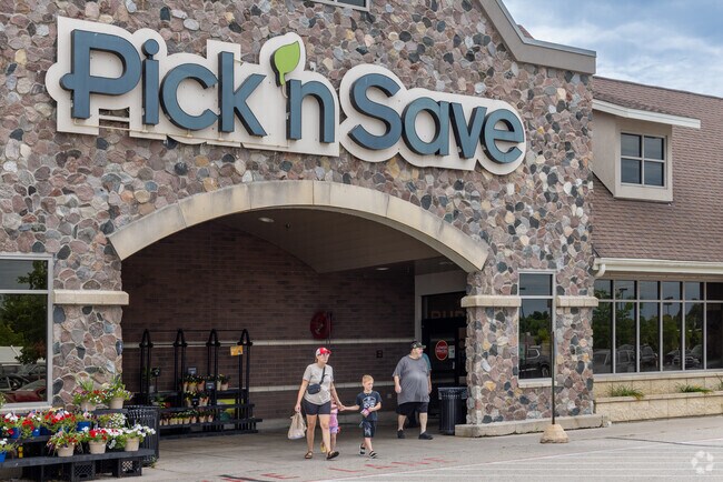 Residents get their weekly groceries at Pick 'n Save.