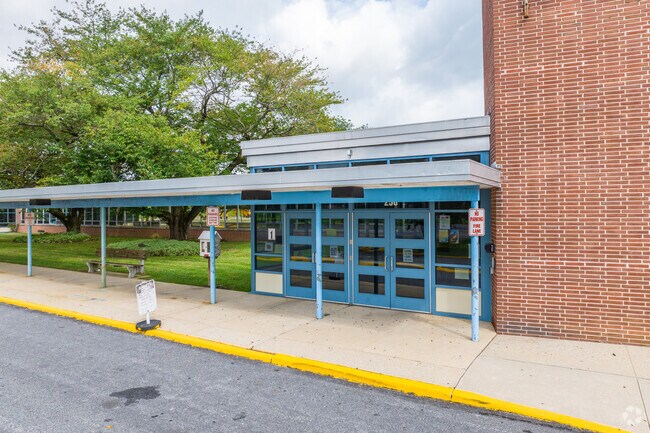 North Brandywine Middle School serves approximately 393 seventh-grade students in the area.