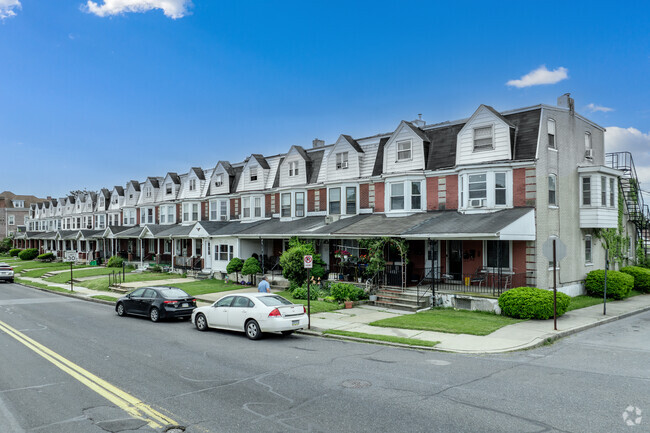 The 6th Ward is home to many historical row homes.