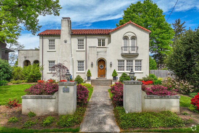 You can find spanish revival architecture in the Rosedale section of Washington-Rosedale.