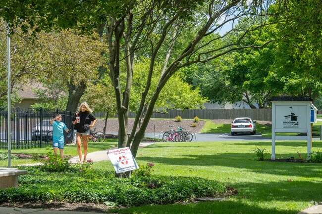 Residents flock to the Brookdale Racquet Club and Pool on hot summer days.