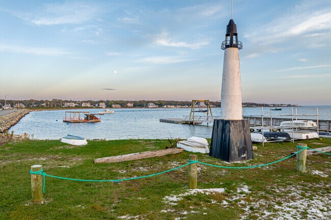 Hoppy’s Landing on West Island offers easy access to Buzzards Bay waters.
