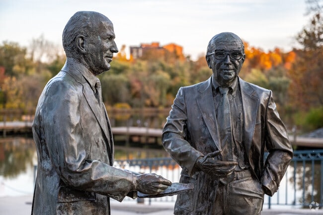 The history in Columbia is tied to James Rouse, the founder.