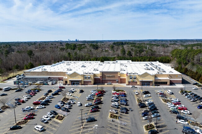 Northeast Durham has many chain shopping places like Walmart.