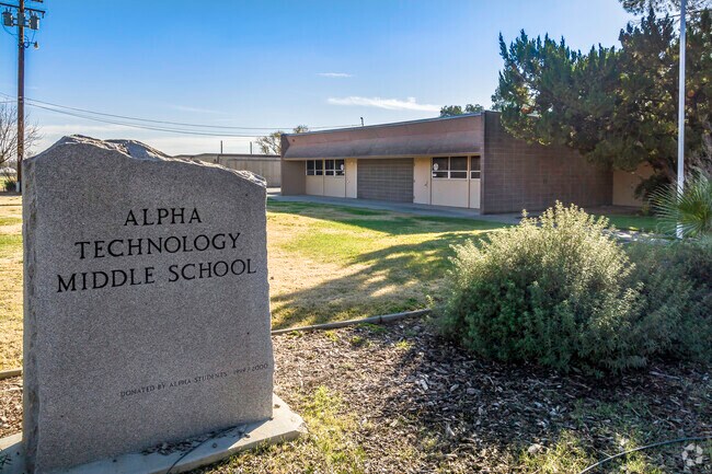 Alpha Middle School is one of the top schools in the area.