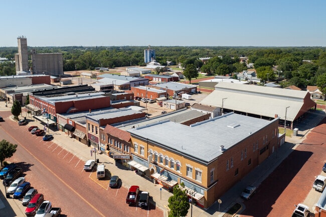 Historic downtown Kingman features brick streets and local shops.
