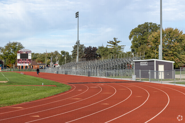 Log some miles at the Browning Field track in Willard-Wharton.