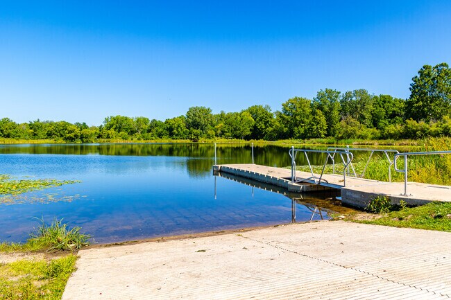 South Farnsworth's Oakhurst Forest Preserve features a boat launch, perfect for fishing.