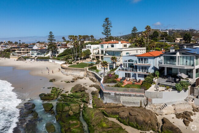 The homes in Beach Barber Tract have epic ocean views with unique coves nearby.