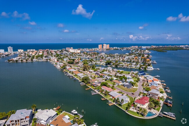 Redington Shores Neighborhood offers waterfront views for all it's home owners.