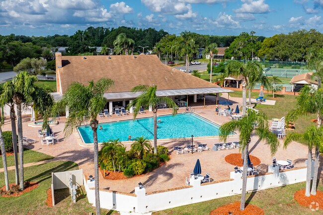 Heritage Lake has a beautiful clubhouse with event space and heated pool.