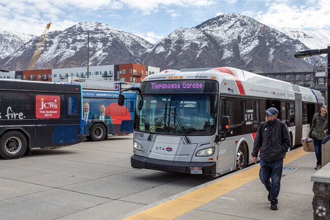The Windsor neighborhood is located near the Provo UTA Station.