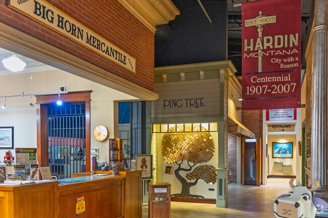 The story of the Native Americans and settlers is told at the Big Horn County Historical Museum.