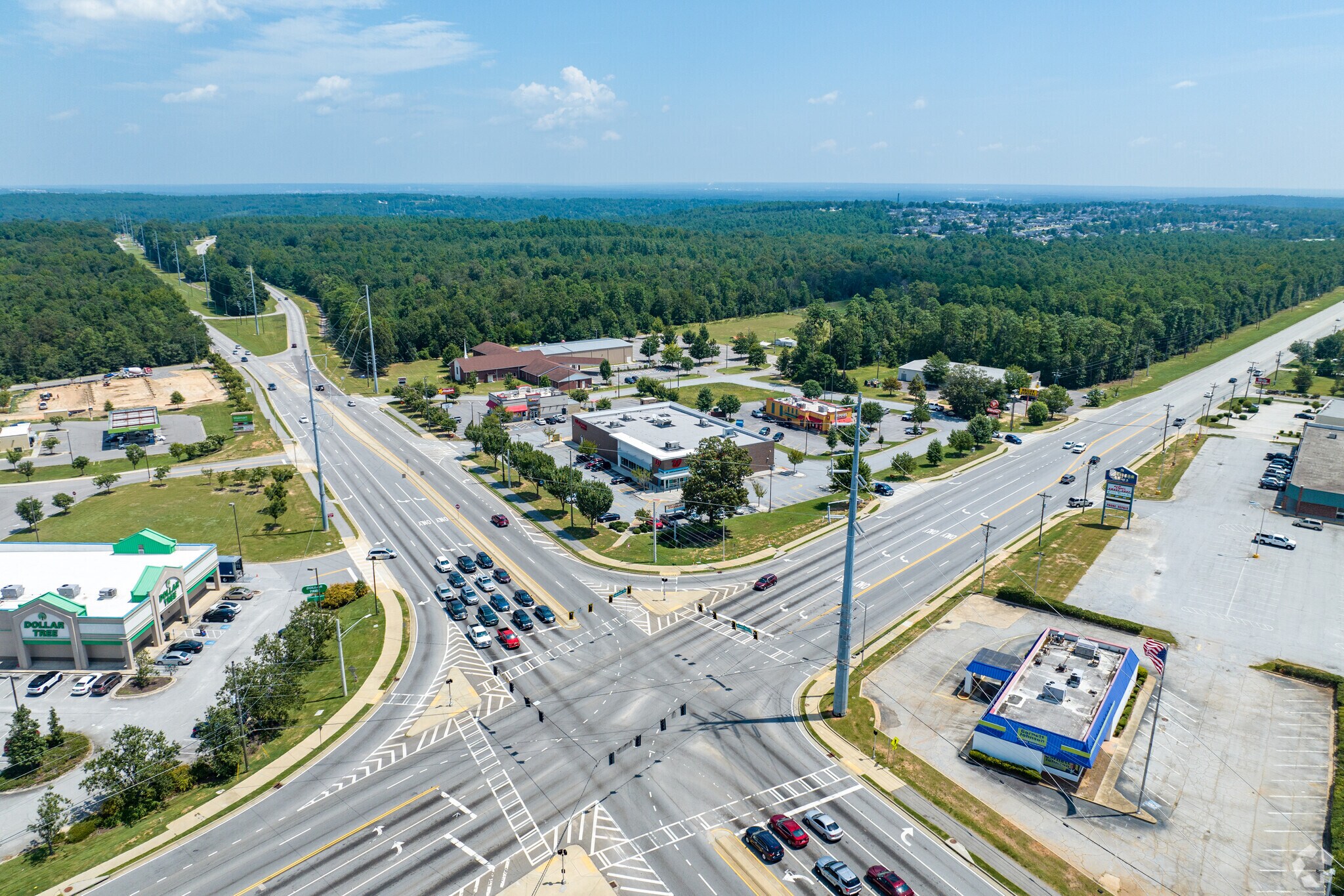 Windsor Spring Road boasts stores for residents to find their daily essentials.