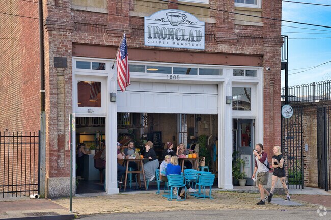 Ironclad Coffee Roasters are a local favorite in the heart of Shockoe Bottom.