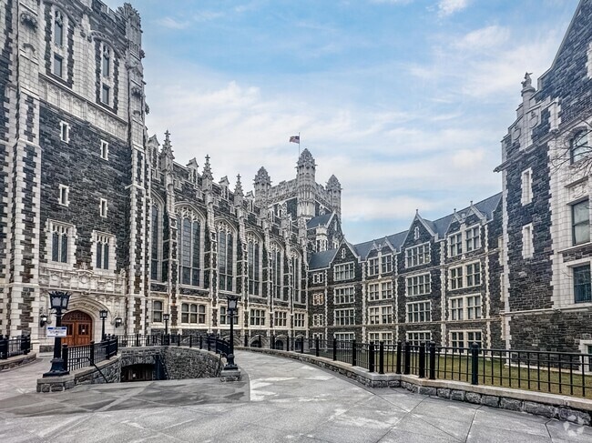 The City College of New York adds to Hamilton Heights's  architectural diversity.