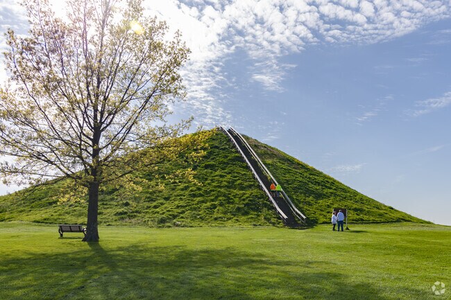 Miamisburg Mound was the work of the prehistoric Adena culture.
