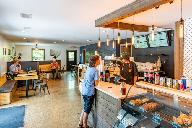 Signal Mountain's Mayfly Coffee serves freshly roasted coffee beverages daily.