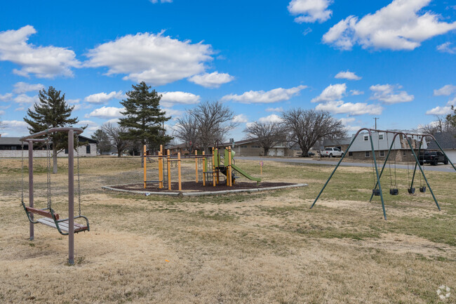 The city has colorful parks through-out for younger residents.