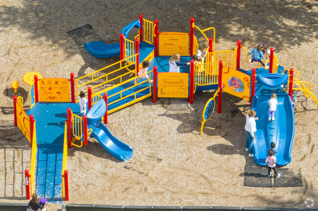 John F Kennedy School  has playground for elementary level students