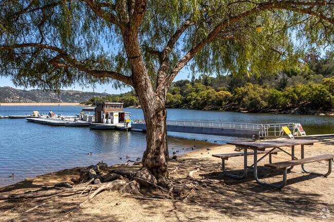 Boating and hiking is a popular activity at Dixon Lake near East Grove.