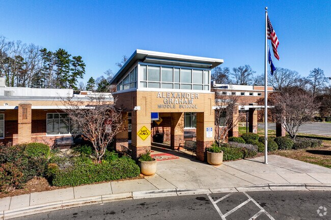 The Alexander Graham Middle School was ranked 178 in North Carolina.