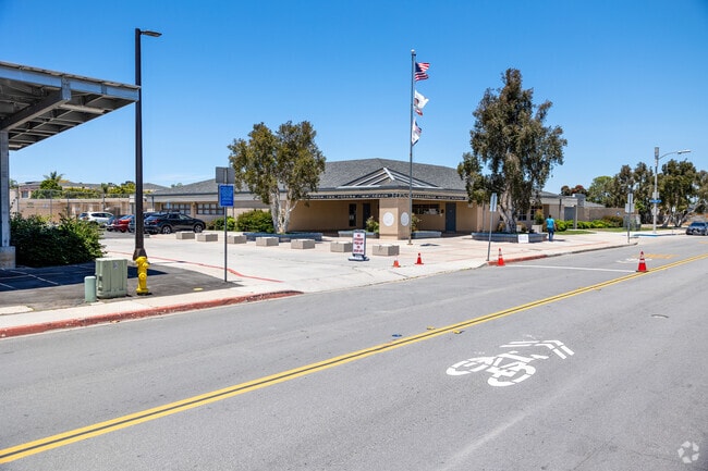 A street view of Challenger Middle School in Mira Mesa.