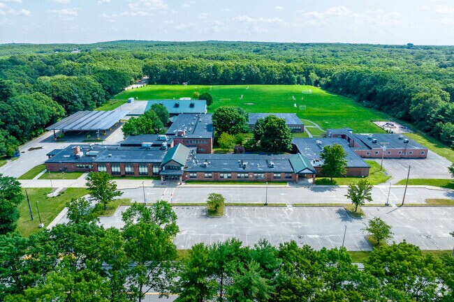 Aerial view of East Elementary School.