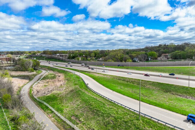 Frogtown residents can take I-35E to travel in and out of St. Paul.