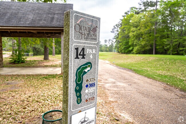 The Quail Hollow Golf Course is a public 18-hole course near McComb.