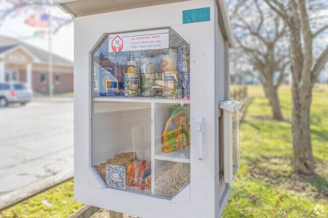 If you need some help are want to help others, Etna has a Blessing Box at High Point Park.