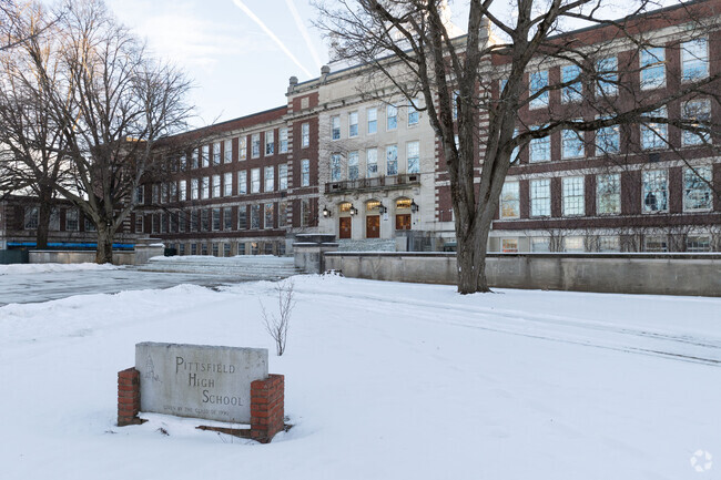 Pittsfield High School is located right downtown close to everything that happens in the city.