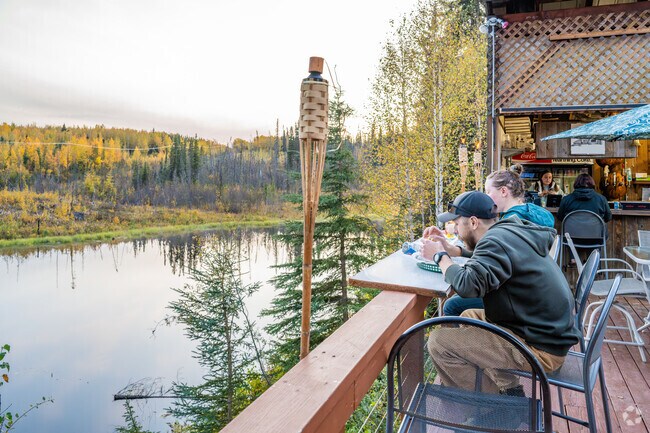 Pleasant Valley can dine at Two Rivers Lodge for burgers, pizza, steaks, and more.