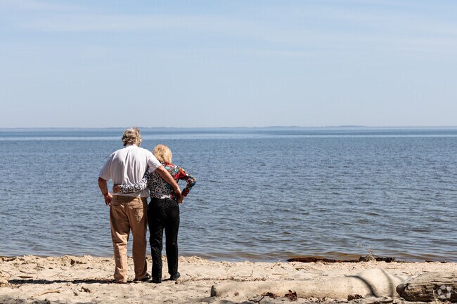 Watch the day go by across the Chesapeake Bay from Chesapeake Beach.