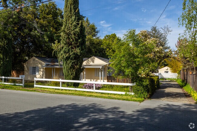 Ranch-style homes are abundant in the Barron Park neighborhood.