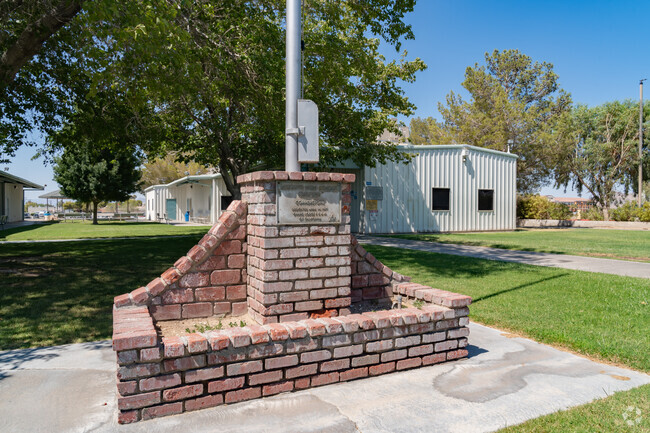 The cornerstone to Mesquite High School was dedicated in 1979.