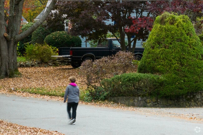 Comstock Gardens residents can be seen often walking leisurely through the neighborhood.