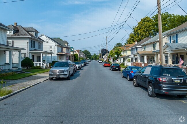 Colonial style homes are abundant in Hummelstown.