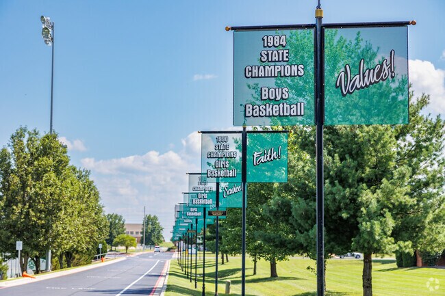 Springfield Catholic High School includes a large, private campus.