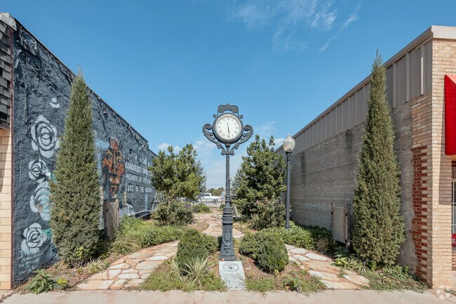 Anadarko locals can enjoy a peaceful life at the Downtown Pocket Park.