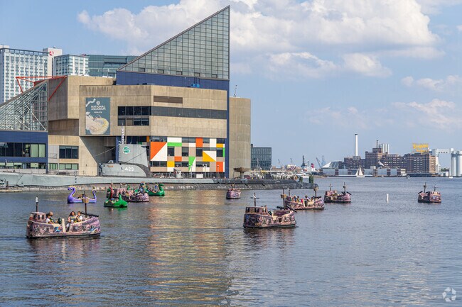 The Inner Harbor is a great spot to chill and have some fun not far from Long Bar Harbor.