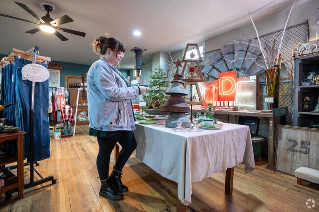 Shop for apparel at Poppy & Pine, located in the Fall River Hotel.