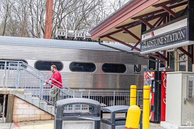 The Peapack Gladstone Train Station serves as a transit hub for local residents.
