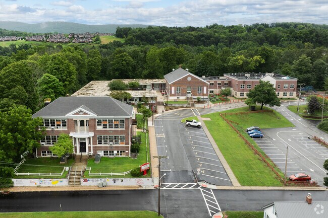Hamburg School serves about 250 students in grades K-8.