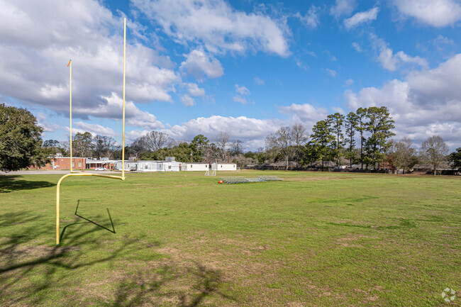 Glasgow Middle School has a football field for students to use.