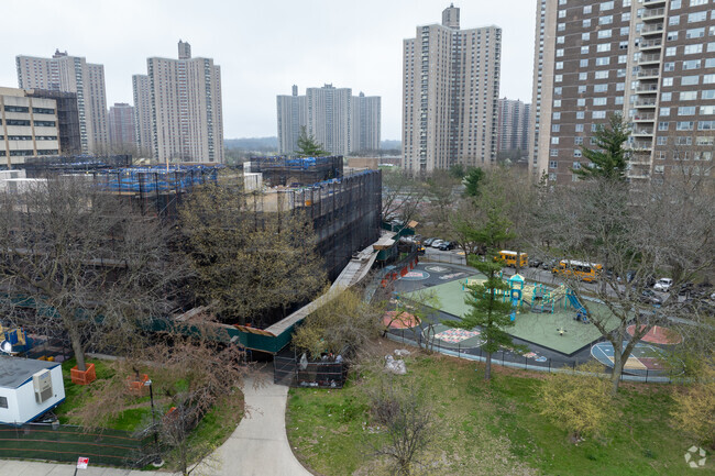 P.S. 153 - Helen Keller is attached to a brand new playground.