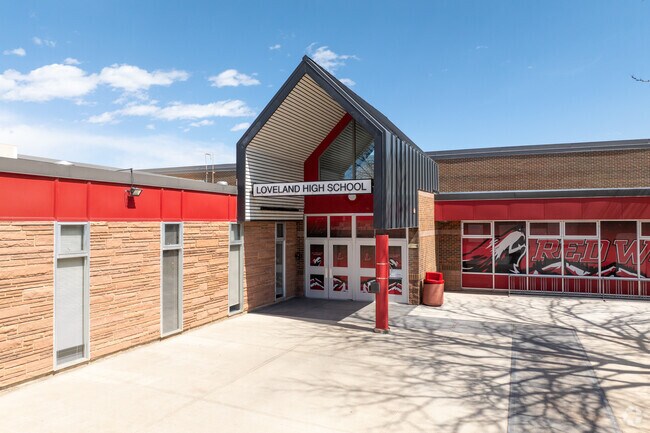 Loveland High School of the Thompson School District.